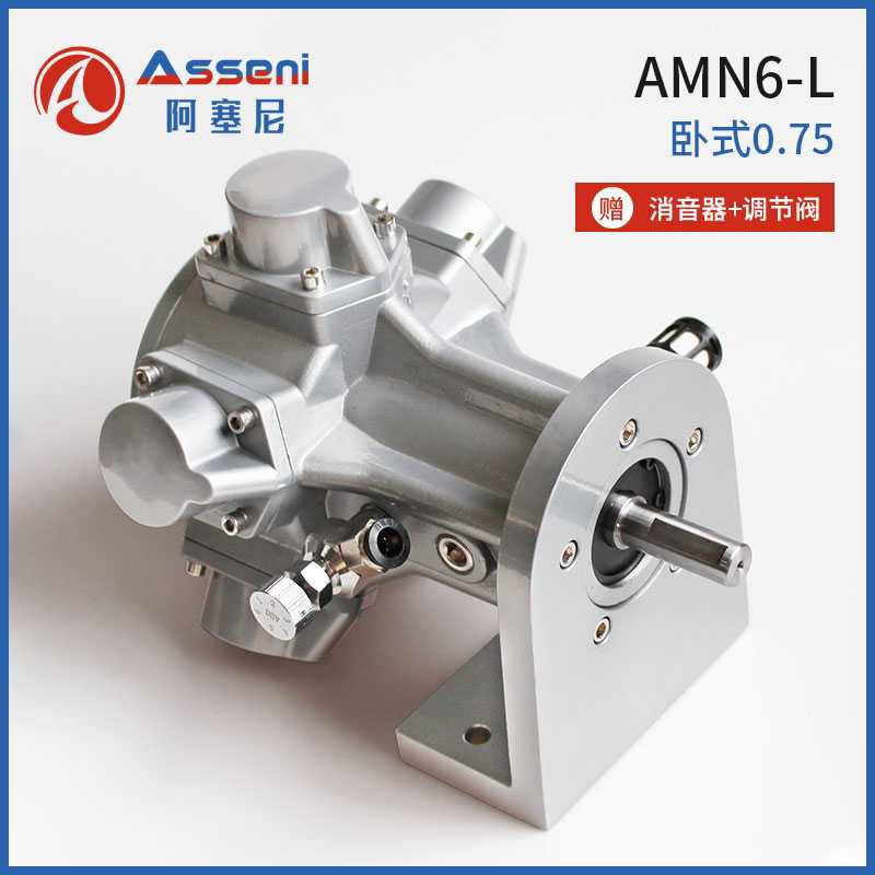 AMN6-L活塞式氣動(dòng)馬達(dá)大扭矩減速馬達(dá)-無錫阿塞尼科技有限公司