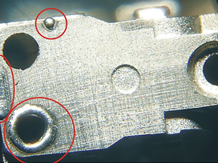 <a href='http://m.jchdsy.com/product/3.htm' class='text_a'>模具激光焊機(jī)</a>修復(fù)模具效果